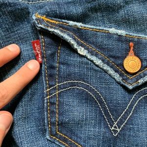 Levi’s low rise vintage jeans